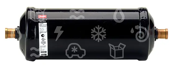 sběrač kombinovaný s dehydrátorem Danfoss DMC 40163S, pájecí 10 mm ODF, 023Z7027